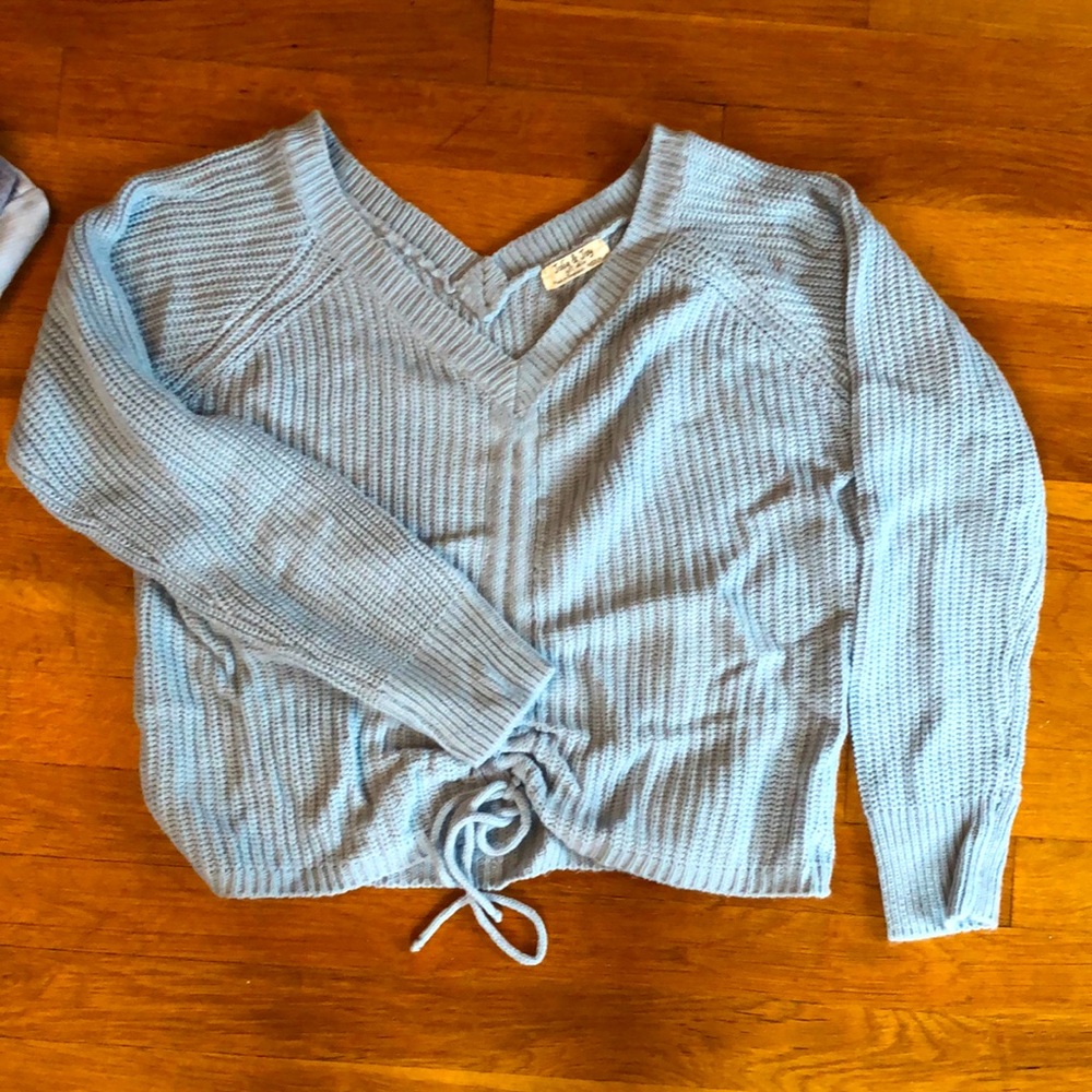 Blue sweater
